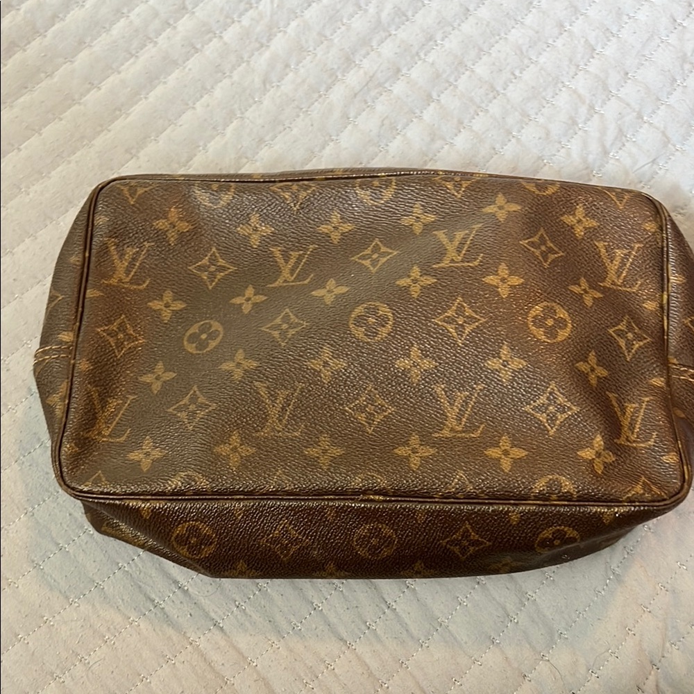 Louis Vuitton Brown Monogram Toiletry Bag